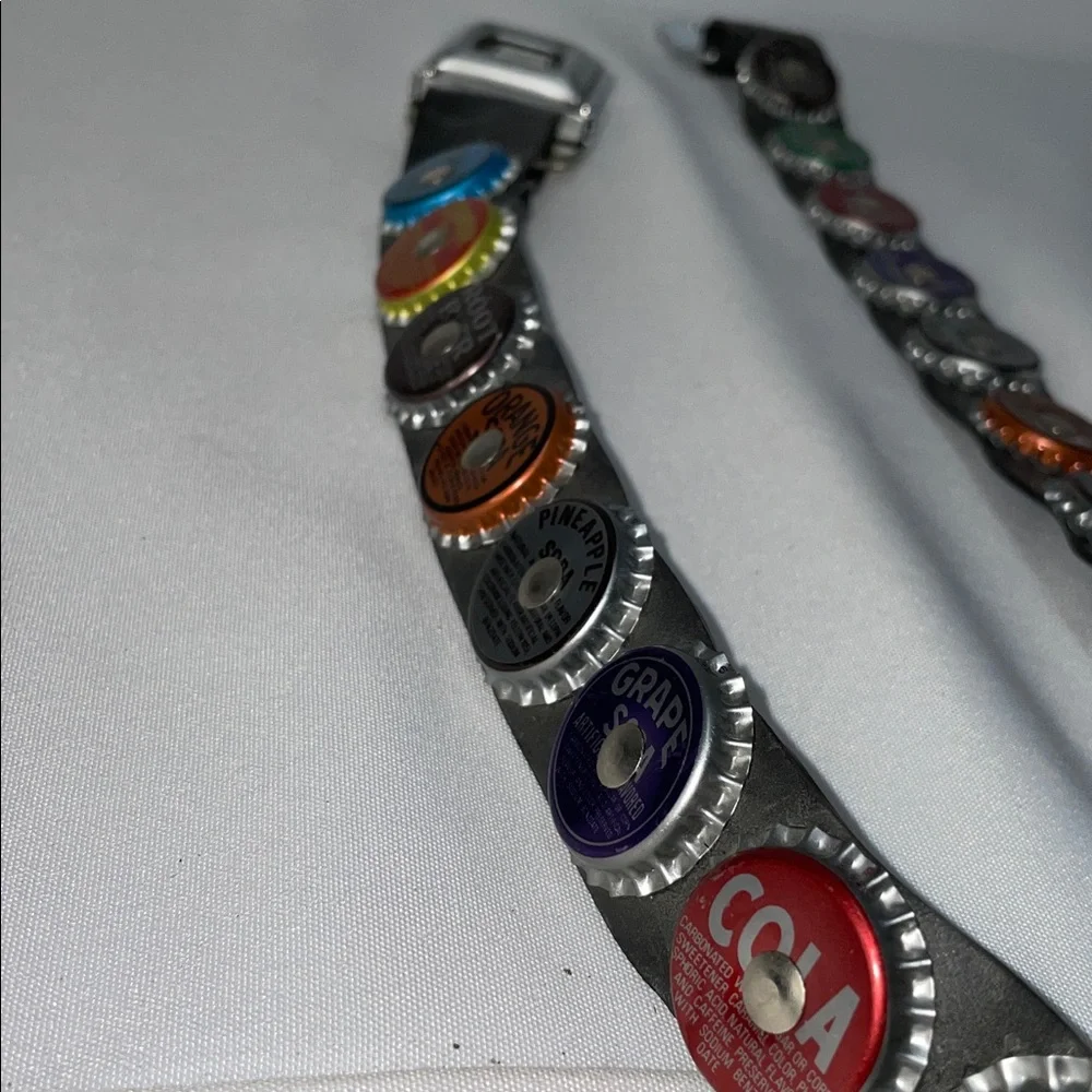 SODA CAP BELT WITH SEAT BELT BUCKLE FTL-02-107